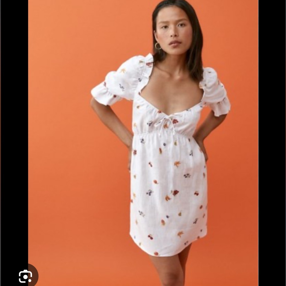 Reformation Channa Dress - Size Small, Fruit Loops print